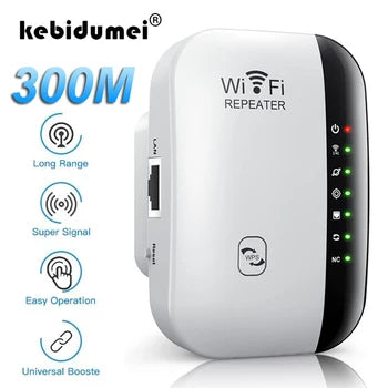 Wireless WiFi Repeater 300Mbps 2.4Ghz Repeater Network Expander Range