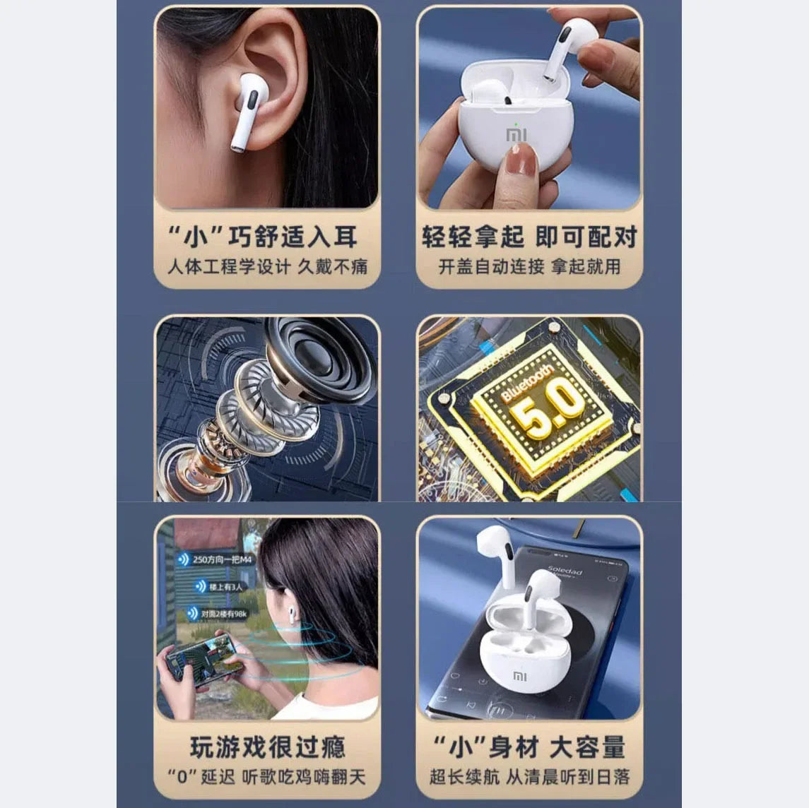 Original XIAOMI Air Pro 6 Earphones