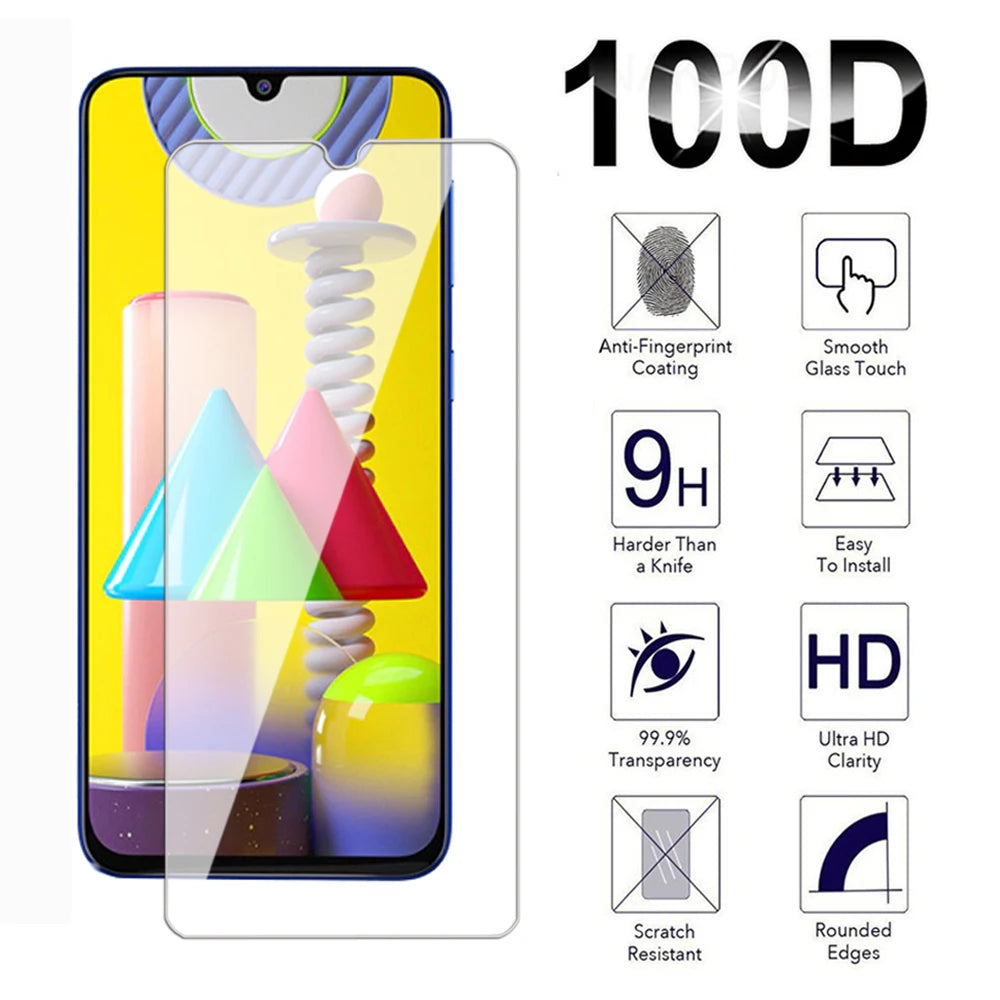 Tempered Glass Screen Protectors For Samsung Galaxy M31 M32 M33 M34 A31 A32 A33 A34 A35 4G 5G M31s