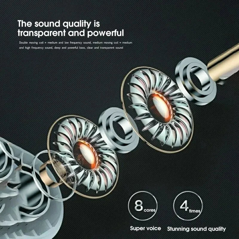 Air Pro4 Original Wireless Earphones Dual In Ear Headphones Ultra Long Standby Running Bass Sport Earburd Music Headset with Mic