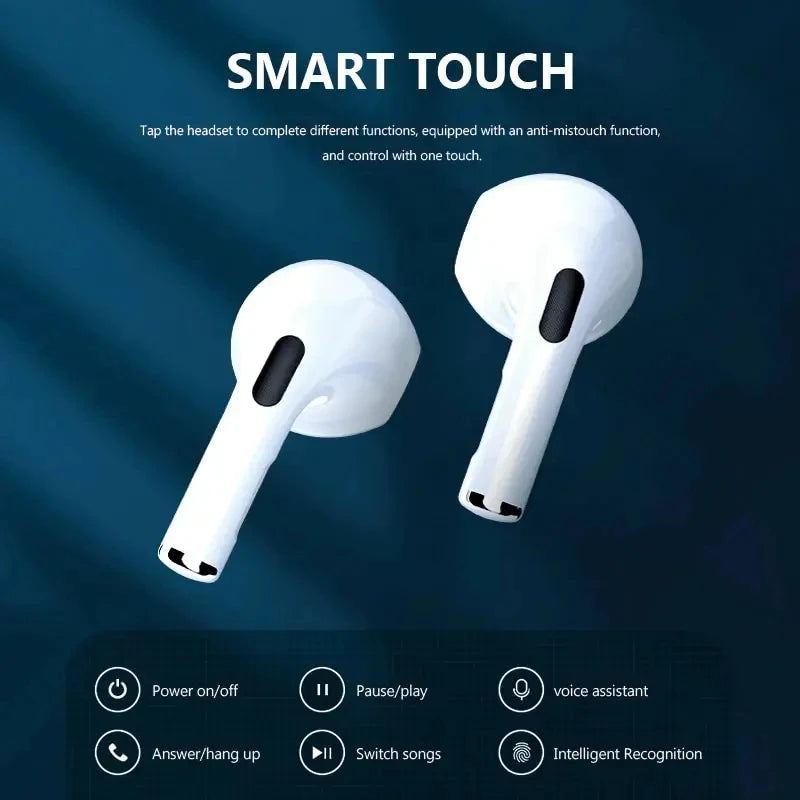 Air Pro4 Original Wireless Earphones Dual In Ear Headphones Ultra Long Standby Running Bass Sport Earburd Music Headset with Mic