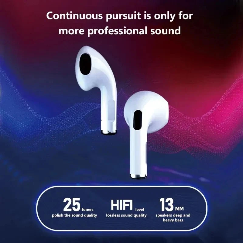 Air Pro4 Original Wireless Earphones Dual In Ear Headphones Ultra Long Standby Running Bass Sport Earburd Music Headset with Mic