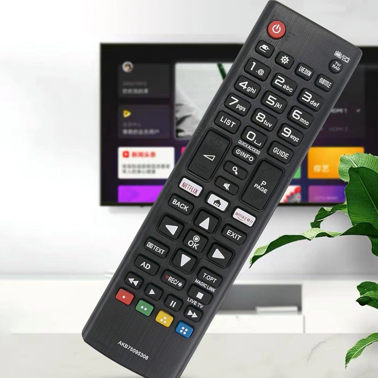 AKB75095308 Universal Remote Control for TV32LJ610V 43UJ634V 49UJ634V 55UJ634V 65UJ634V 43UJ6309 49UJ6309 60UJ6309 65UJ6309