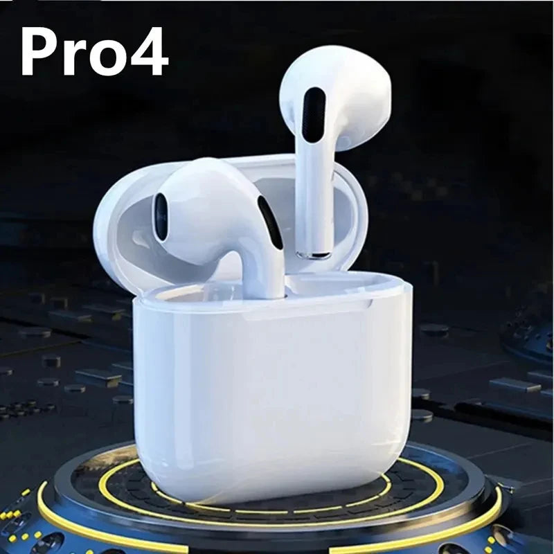 Air Pro4 Original Wireless Earphones Dual In Ear Headphones Ultra Long Standby Running Bass Sport Earburd Music Headset with Mic