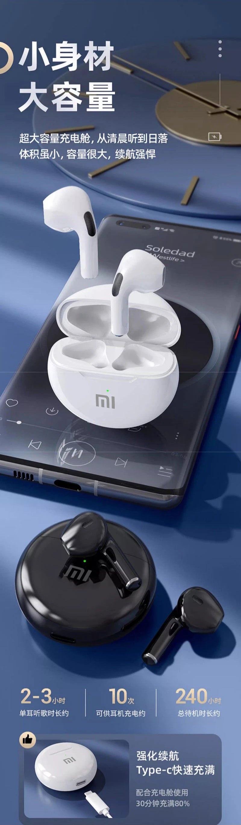 Original XIAOMI Air Pro 6 Earphones