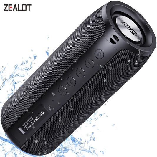 ZEALOT S51 Powerful Bluetooth Speaker Bass Wireless Speakers Subwoofer Waterproof Sound Box Support TF, TWS, USB Flash Drive