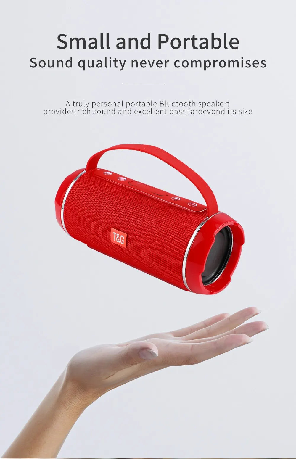 Waterproof Bluetooth Speaker TG116c Wireless