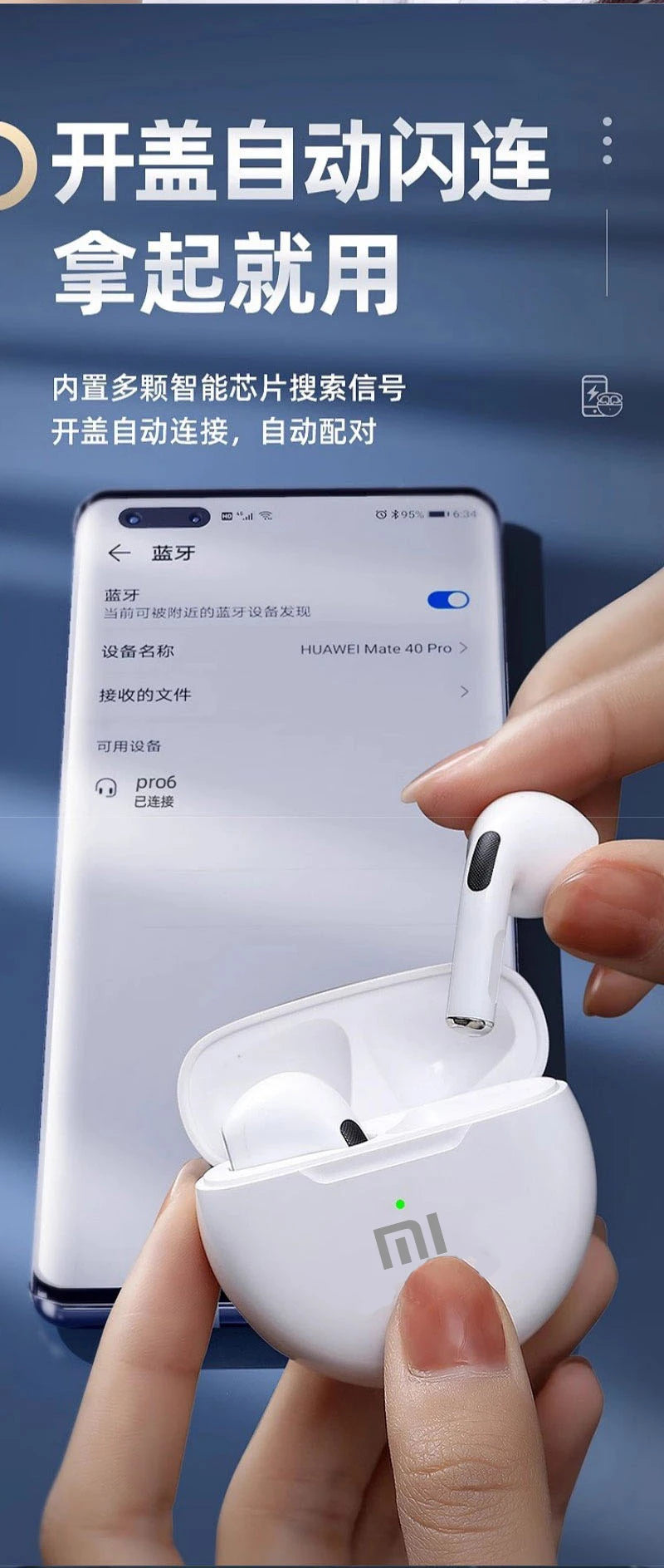 Original XIAOMI Air Pro 6 Earphones